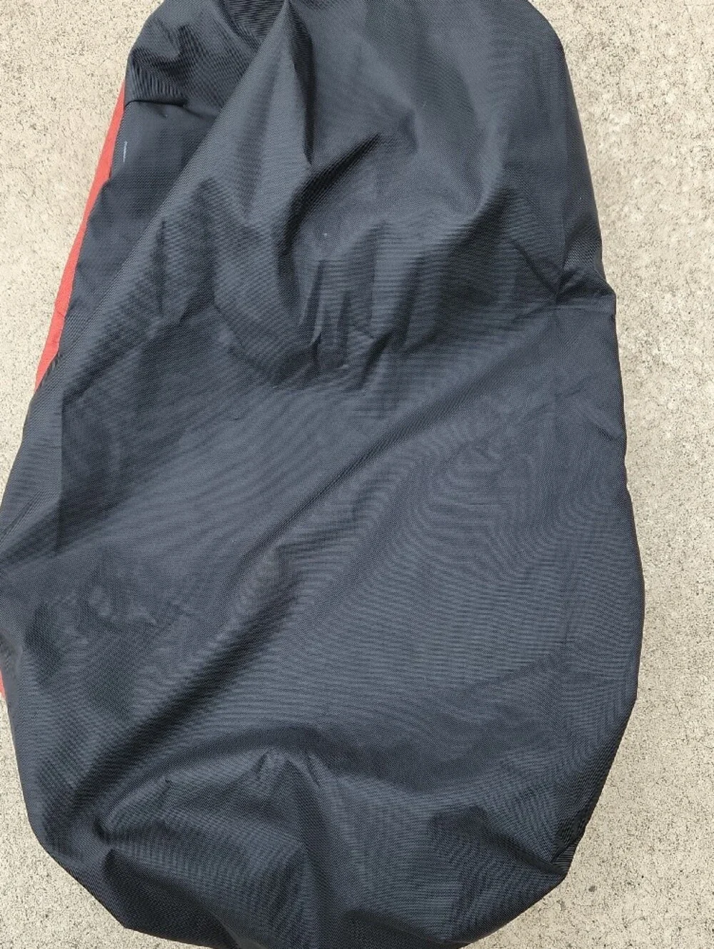 Gregory Red Stash 95 Travel Duffel with Black Accents